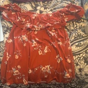 Off the shoulder shirt